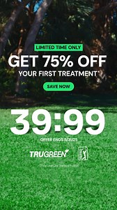 The countdown to your best summer lawn is on—lock in this offer now to save big on your first treatment. | TruGreen