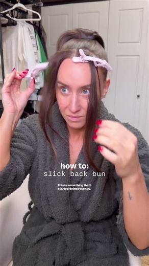 Quick Slick Back Bun Tutorial | Chic Everyday Hair
