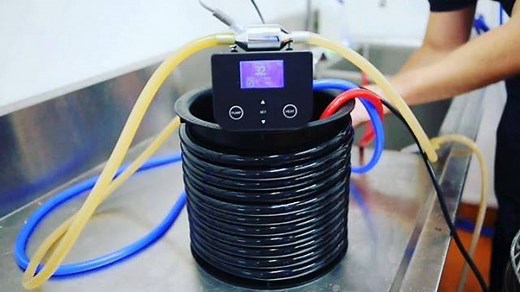 Check out our new Grainfather Wortometer connected to the temperature probe on the Connect control box. Avoid long lag time and off flavours by adjusting your wort and water flow rates from the Grainfather Counter Flow Chiller by dialling in the exact wort temperature your specific yeast requires - available in AU & NZ, available in other markets very soon! #craftbeer #beer #homebrewing #beerporn #instabeer #hops #ipa #homebrewer #beerstagram #beergeek #brew #hop #ale #brewery #homebrewsy #yeast