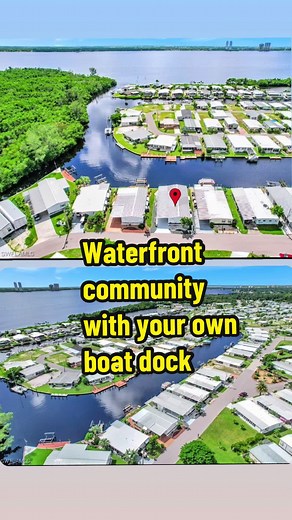 Welcome to your Florida dream home in the heart of Old Bridge Village. This waterfront, sailboat access fully remodeled 2-bedroom, 2-bathroom home comes with it's own private dock with southern exposure, making it an ideal haven for the ultimate Florida lifestyle. The open floorplan connects the kitchen, dining, and living rooms creating a welcoming atmosphere for entertaining guests or everyday living. The kitchen features stainless appliances, granite counter tops, soft closed drawers, and ple