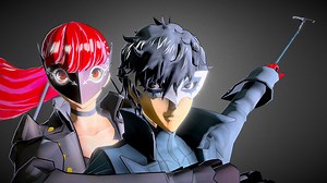 Joker Y Kasumi (persona 5 royal) - 3D model by mega mix (@oscar3dmodel)