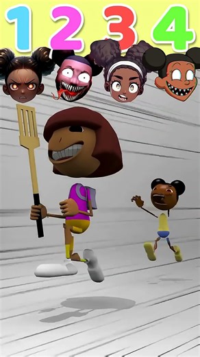 FIGHT CLAP BATTLE Dora VS Amanda HandClup #meme #animation