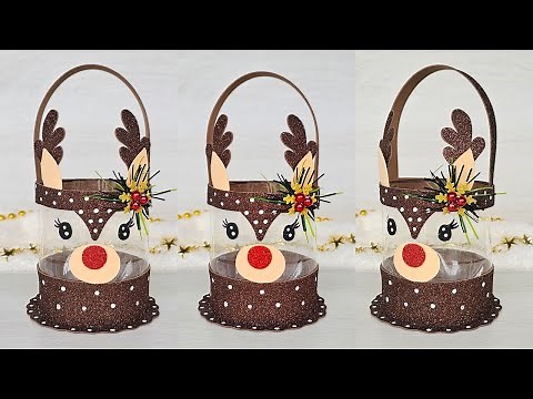 🎅 Cómo hacer un dulcero navideño en casa súper fácil y bonito 🎄 Ideas Fantásticas
