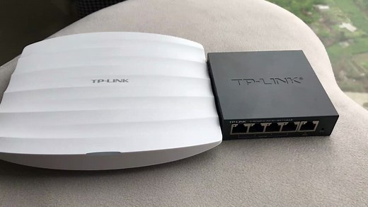 家庭千兆无线网络安装配置，跑满宽带速度，低延时，TPLINK POE路由器 AP