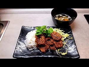Bún chả [Bunča] - grilovaný bůček s kořením 5vůní (originální recept)