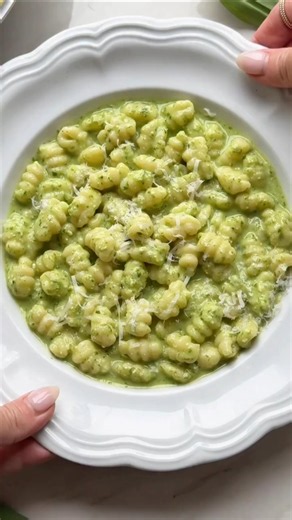 Creamy Ramp Pesto Gnocchetti🌱