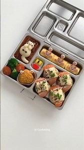 Pack a Bento for My Daughter - day 175 🍱 和我一起做便當#lunchbox #cooking #bento #asmrvideo #food