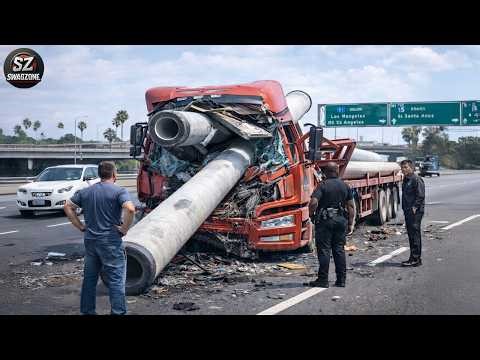 50 Tragic Truck Crash Moments – Idiots in Cars & Road Rage Get Instant Karma