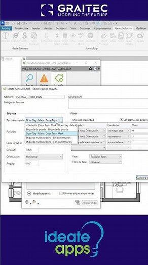 🏷️ Etiquetado en Revit en menos de 1 minuto con Ideate Annotate #autodesk #revit #tutorial