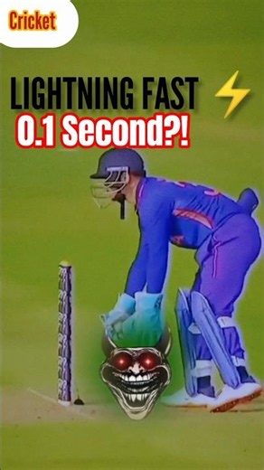 Don't Blink! Ishan Kishan Fast Stumping 🦅#cricketshorts #shorts
