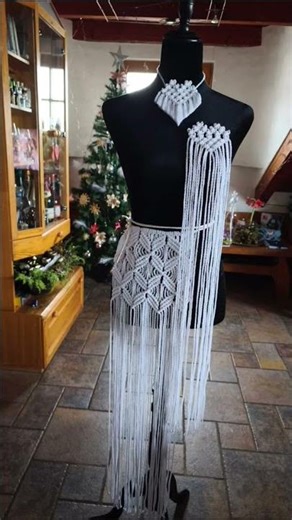 #handmade #fashion #macrame #dress macrame