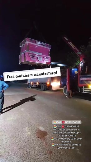 🏖️Call ☎️ 0536106812 All sizes of containers is available OR WhatsApp = 233536106812 🏖️we do delivery to all over in Ghana . 🏖️we are available to come to your house too.