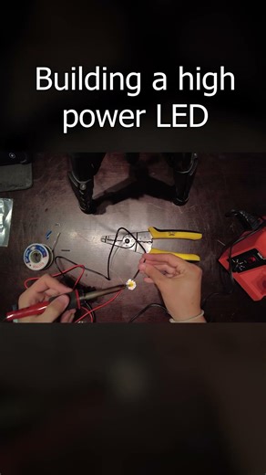 making a high power led #diy #eletronics #led