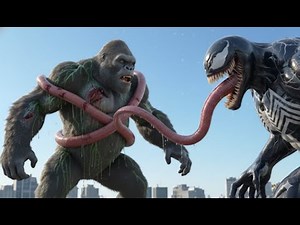 King Kong vs Venom: The Ultimate Clash of Apex Predators!