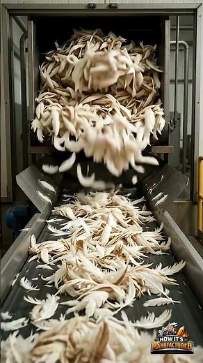 How Chicken Feathers Are Turned Into Feather Meal 🐔 | Inside a Real Factory