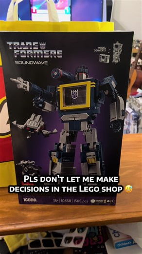 Soundwave finally made his way home, my favourite #transformers #soundwave #lego #legotok #afol