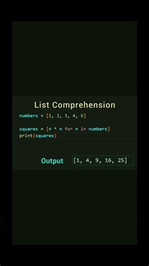 Python Trick – List Comprehension Explained Fast