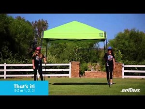 E-Z UP® Sprint™ canopy tent - How to Set Up