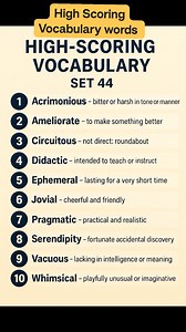 Learn English vocabulary building words | General English