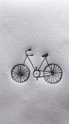 easy cycle drawing video #drawing #art #ytshorts #youtubeshorts #cycle
