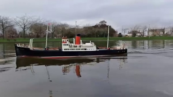 40K views · 1.2K reactions | SS Dundee, 1/48th scale model of a D P & L ship fr I m 1934. Fab model that is still sailing though almost 50 years old | Dundee Model Boat Club | Facebook
