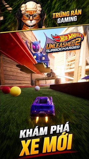 Khám phá chiếc xe mới trong game đua xe Hotwheels #trungrangaming #hotwheels #racinggames #shorts