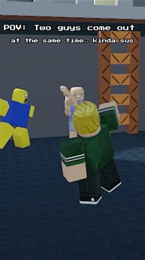 Two guys come out at the same time?! | Roblox