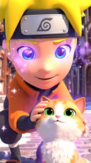 Naruto e o Gato Mágico de Arendelle! 🐱✨