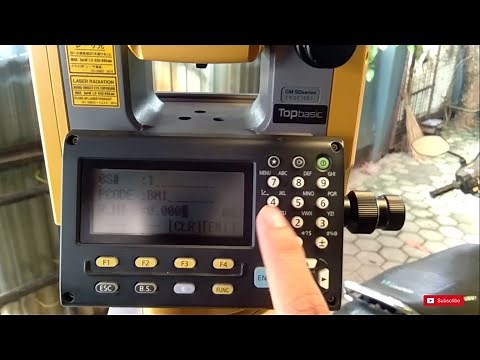 TUTORIAL TOPCON GM 5O. TOPBASIC. TOPOGRAPHI