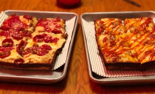 British Tiktokers make Detroit-style pizza, try coney dogs in latest viral Michigan stops