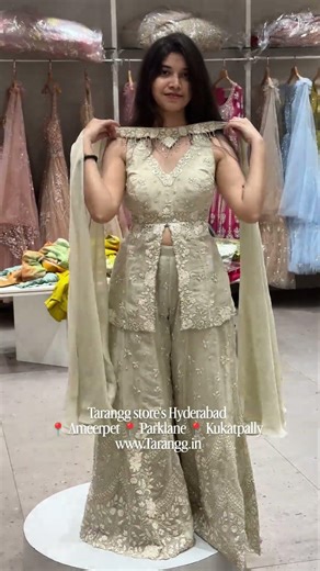 😨Indian outfit ideas in Budget at Tarangg❤️ Hyderabad WhatsApp +91 73969 78275 😍Insta @tarangg.in