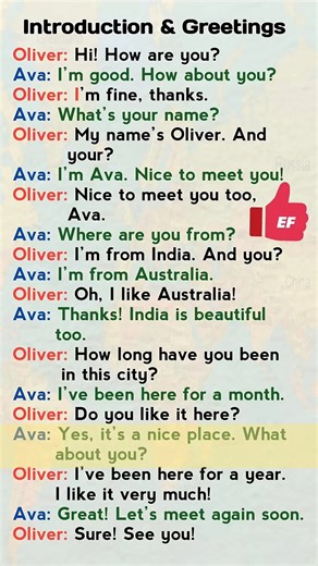 Introduction and Greetings | Free english2