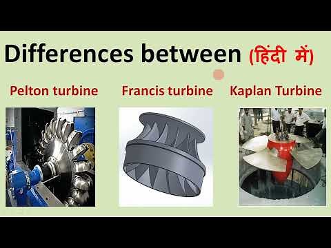 Differences between / Pelton turbine / Francis turbine / Kaplan turbine / type of turbine / Turbine