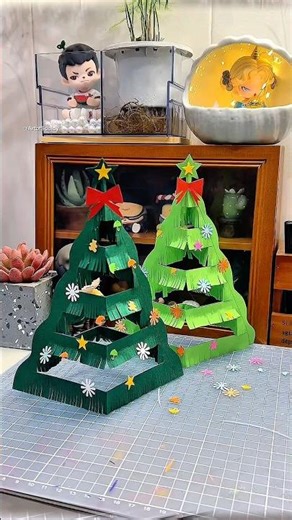 Super Easy Christmas Tree Tutorial! 🎄✨ All You Need Is Paper