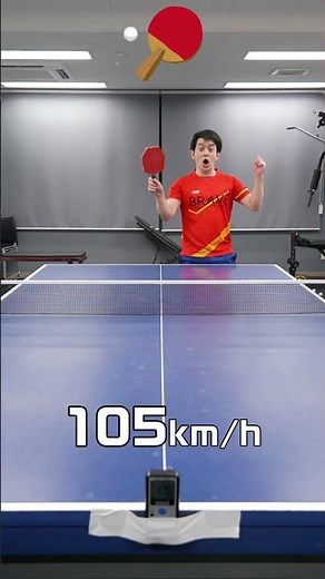 Table tennis racket vs. badminton racket speed