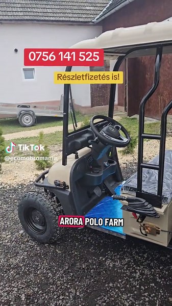 Arora Polo Farm elektromos kisteherautó jogosítvány nélkül – kiváló azoknak, akik egy 4 kerekű elektromos haszongépjárművet keresnek, amely nehezebb utakon is képes dolgozni. Erős, 2000W-os motorral, kb. 60 km-es hatótávval és 1,1m x 1,2m-es hasznos területtel rendelkezik, használható farmokon, gazdaságokban, gyümölcsösökben, melegházakban, raktárakban vagy udvarokon. Ez egy gazdaságos, praktikus és könnyen használható elektromos munkagép, főleg azoknak, akik valami egyszerűt és hatékonyat szere
