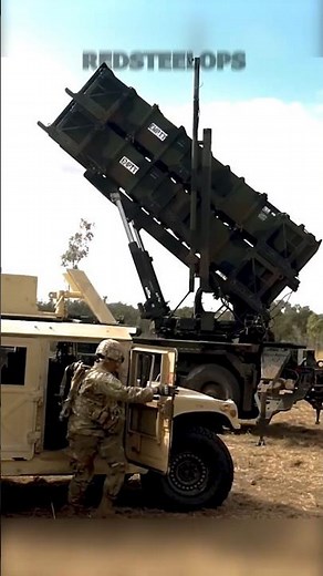 MIM-104 Patriot is an American-made air defense missile system #shorts #military #army
