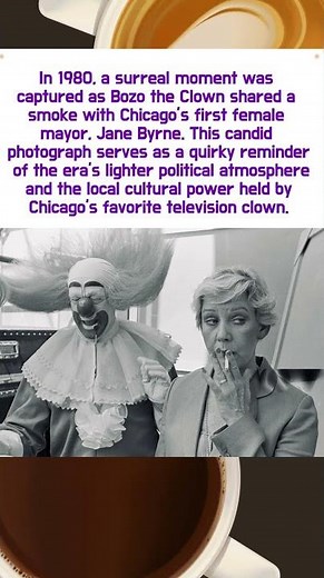 Bozo the Clown and Mayor Jane Byrne (1980)