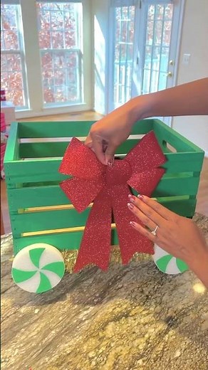 DIY Christmas Train with Wooden Crates