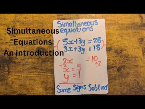 Simultaneous Equations: An Introduction