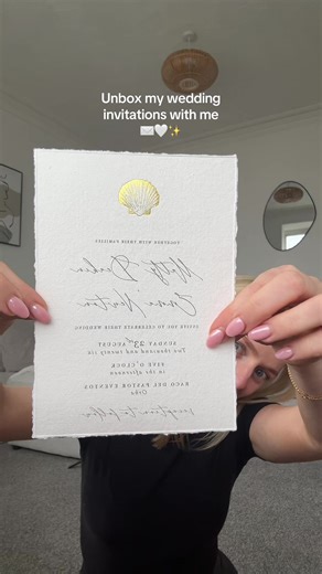 Unboxing My Beautiful Wedding Invitations DIY