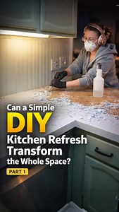 Can a simple DIY kitchen refresh transform the whole space part 1