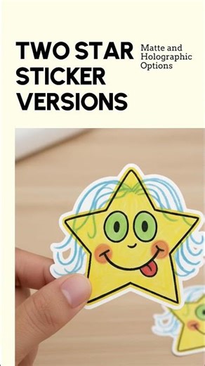 Two Star Sticker Versions