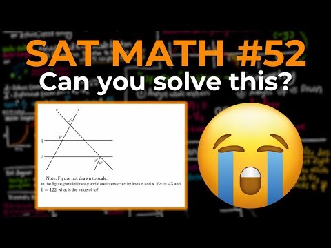 Can you solve this SAT Math Problem? (Question 52)