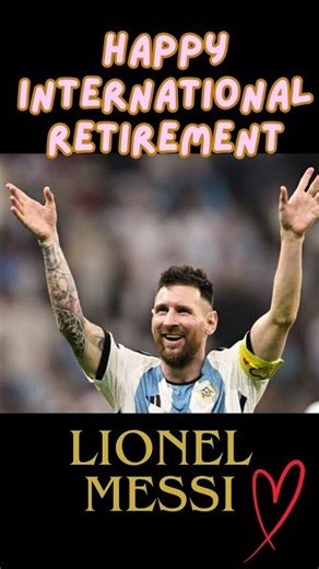 The Final Chapter: Messi’s International Career Ends 🐐❤️ #messi #football #legend