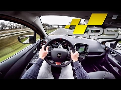 Renault Clio RS Trophy POV AutoBahn TOP SPEED