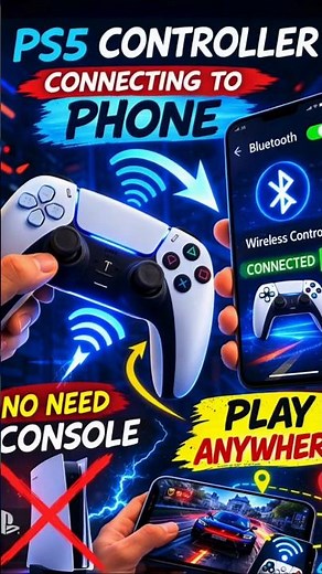 How to Connect a PS Controller to a Phone #ps4 #shorts