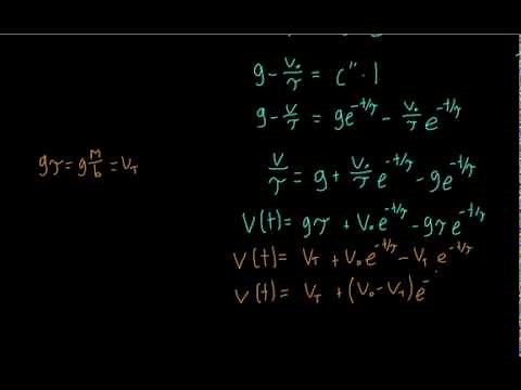 [Physics] Free Fall With Linear Air Resistance