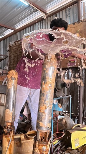 V4 submersible pump testing || #submersiblepump #shorts