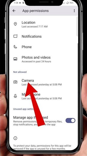 How to allow camera access in YouTube #shortsfeed #shorts #viralshort #tutorial